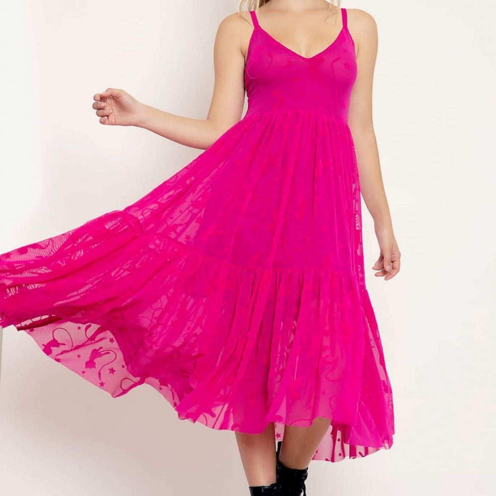NWT Blackmilk x Pokemon Mew Sheer Midaxi Dress